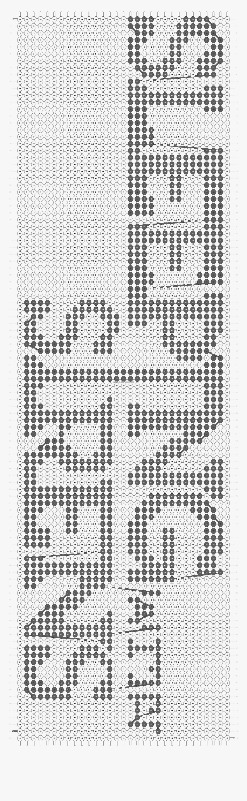 Alpha Pattern - Cross-stitch, HD Png Download, Free Download