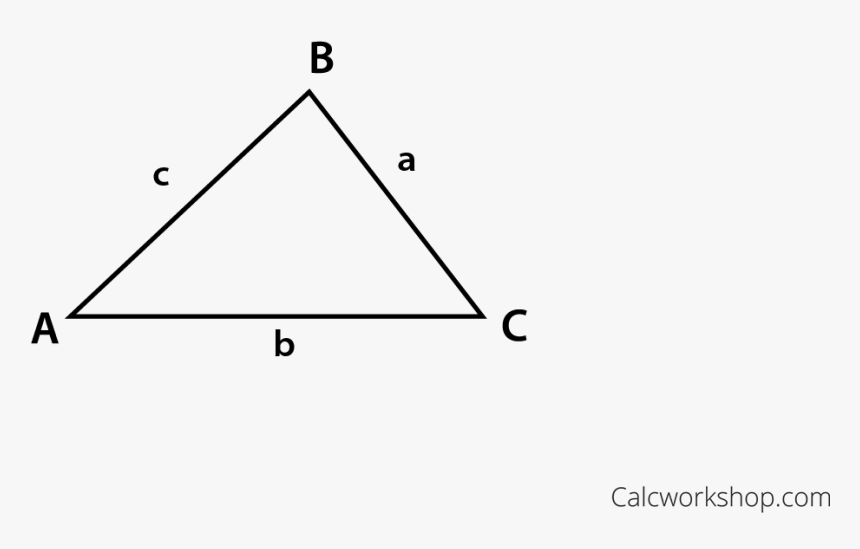 Solving A Triangle With No Right Angles - Triangle, HD Png Download, Free Download