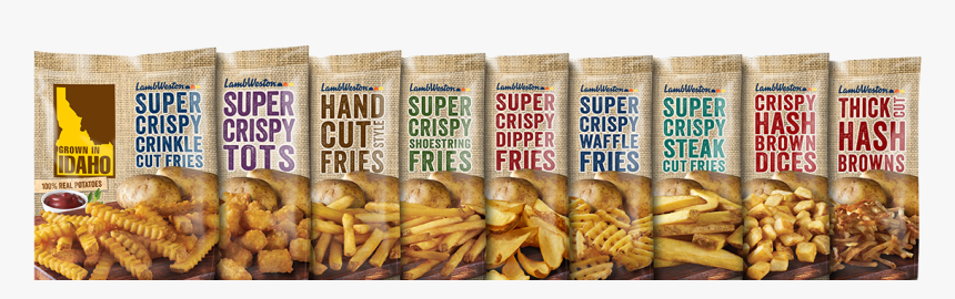 Lamb Weston Crispy Fries Products - Potato Chip, HD Png Download, Free Download