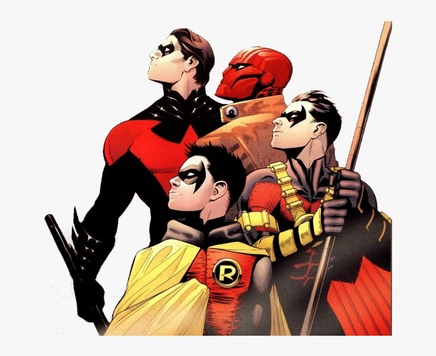 #robin #robins #damian #tim #drake #redrobin #redhood - Damian Wayne, HD Png Download, Free Download