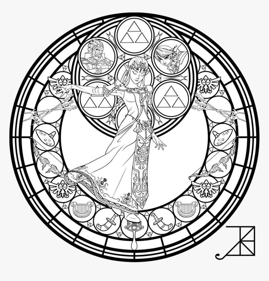 Legend Of Zelda Coloring Pages, HD Png Download, Free Download