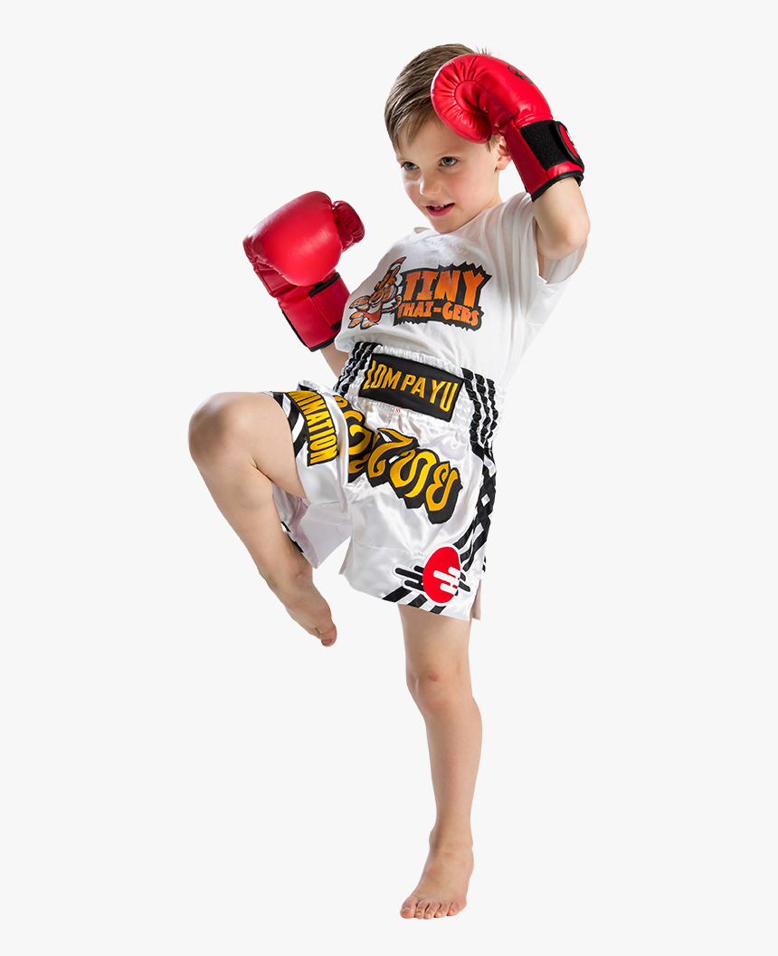 Child Practicing Muay Thai - Childs Boxing Png, Transparent Png, Free Download