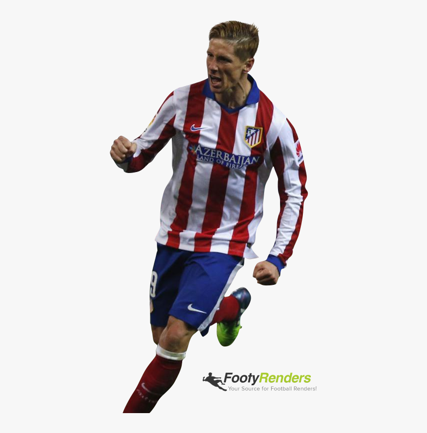 Fernando Torres render - Fernando Torres Atletico Madrid Png, Transparent Png, Free Download