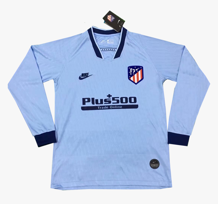 2019-2020 Atletico Madrid Third Away Long Sleeve Soccer - Atletico Madrid 2019 20 3rd Kit Long, HD Png Download, Free Download