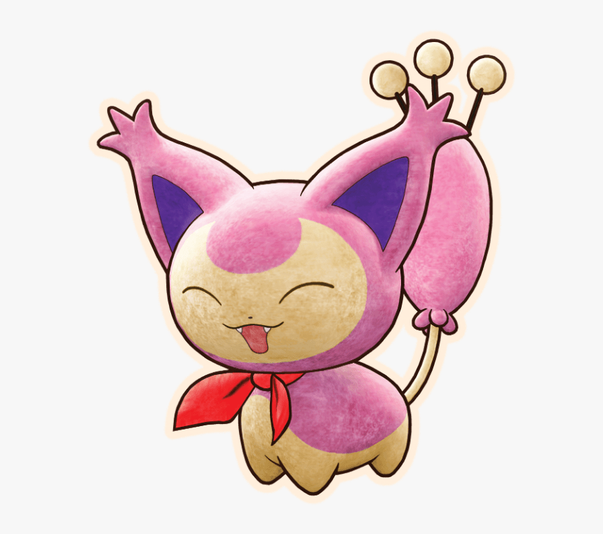 Skitty - Pokemon Mystery Dungeon Dx Skitty, HD Png Download, Free Download