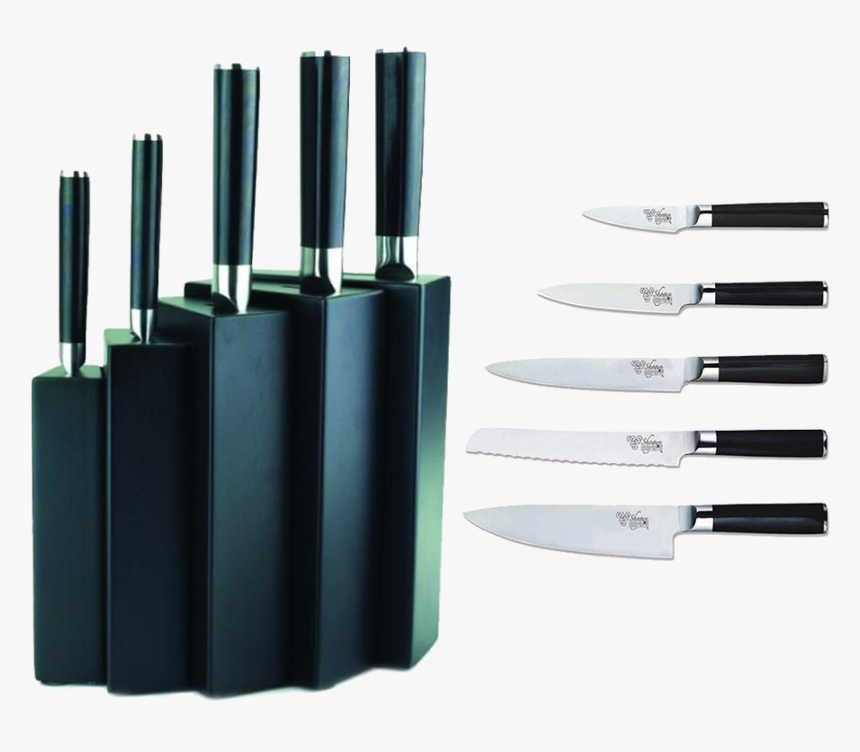 Shogun 5 Piece Knife Block Set - Grunwerg Shogun 6 Piece Knife Block Set, HD Png Download, Free Download