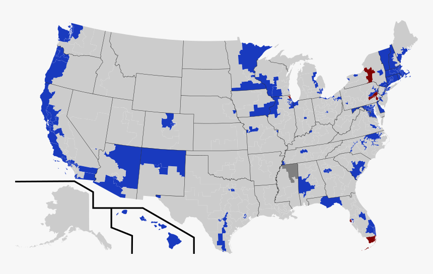 Same Sex Marriage In 2000s, Hd Png Download - Us House Map 2016, Transparent Png, Free Download