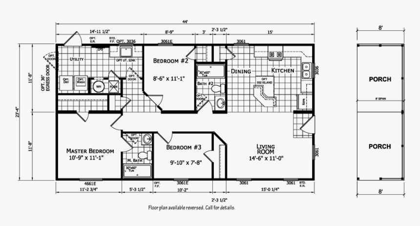 Royal American Home 1999 Length 52 Feet Wide 28ft Double, HD Png Download, Free Download