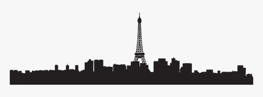 Thumb Image - Paris Skyline Silhouette With Eiffel Tower, HD Png Download, Free Download