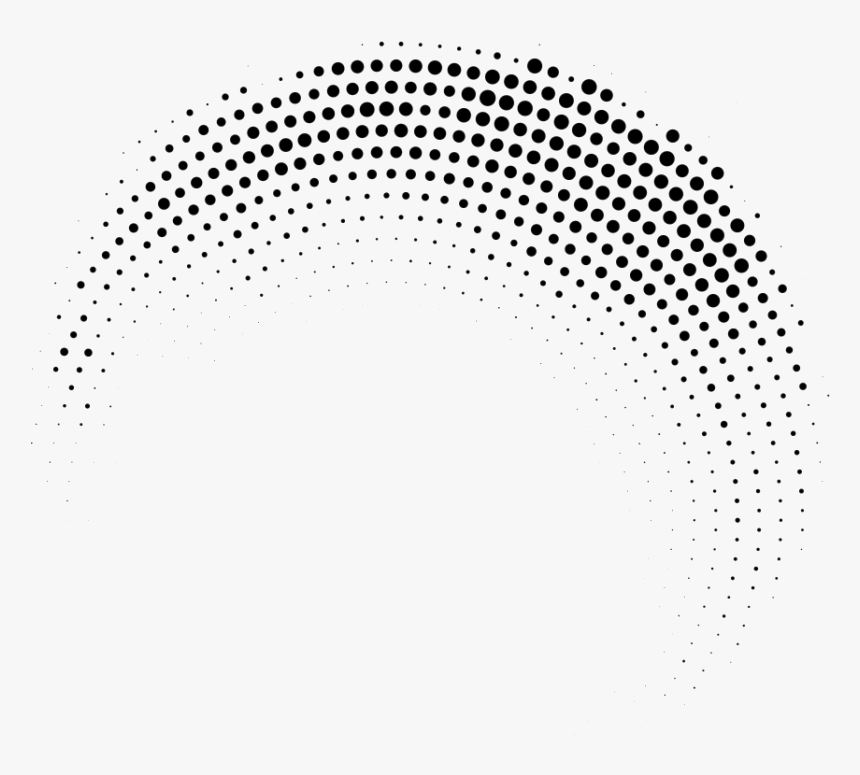 Curved Dotted Background - Transparent Background Dots Png, Png Download, Free Download