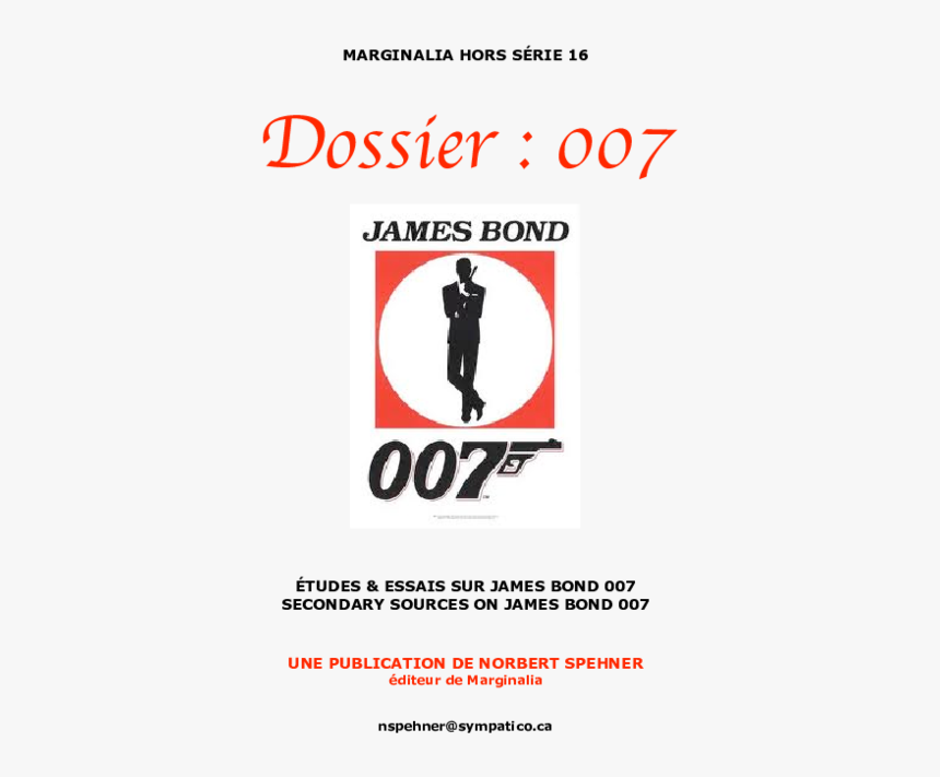 James Bond 007, HD Png Download, Free Download