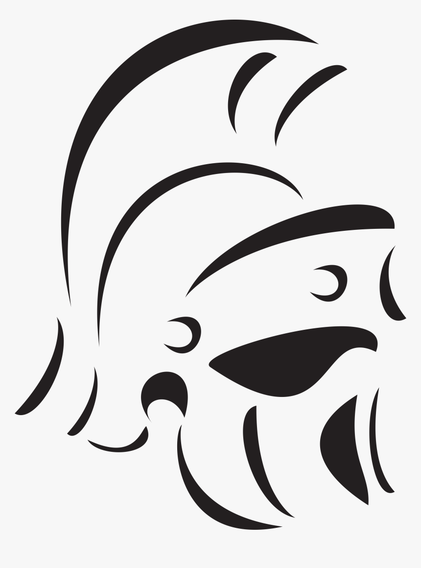 Spartan Warrior Helmet - Warrior Helmet Vector Png, Transparent Png, Free Download