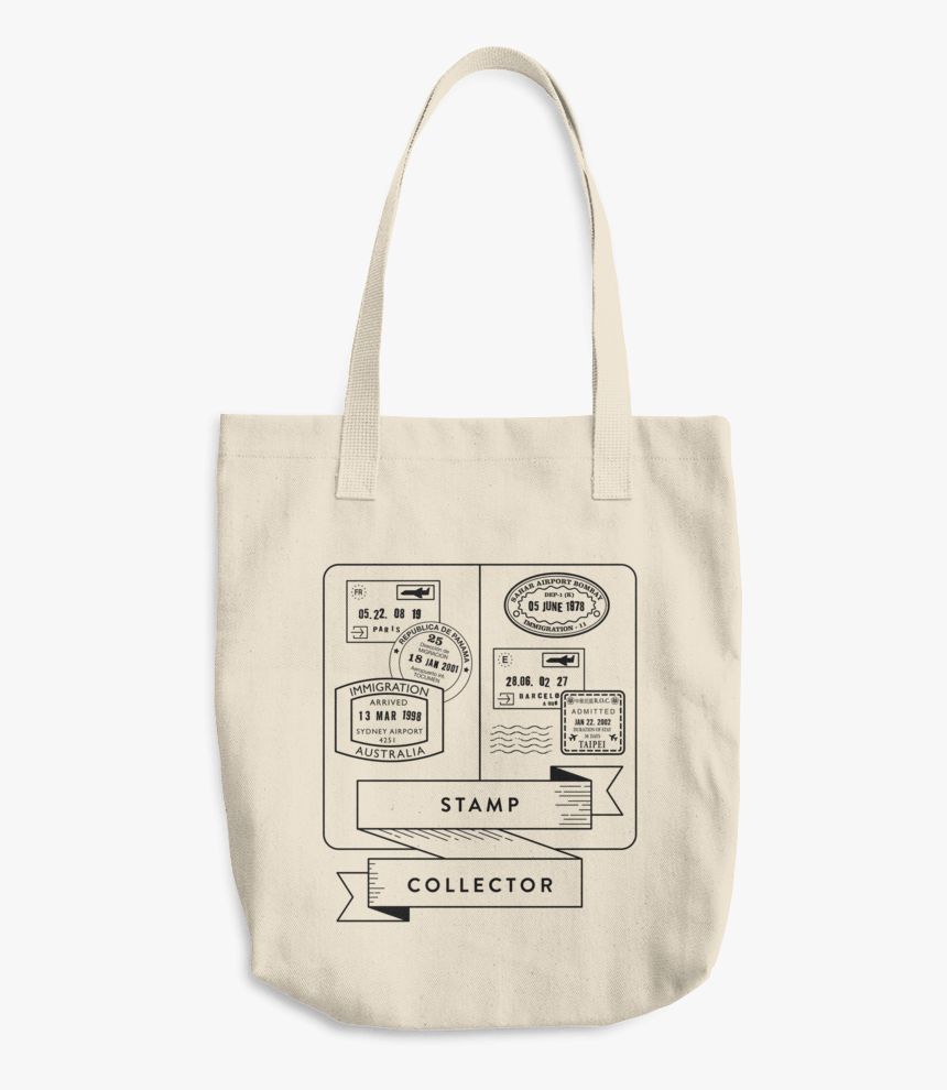 Travel Themed Denim Cotton Tote Bag - Tote Bag, HD Png Download, Free Download