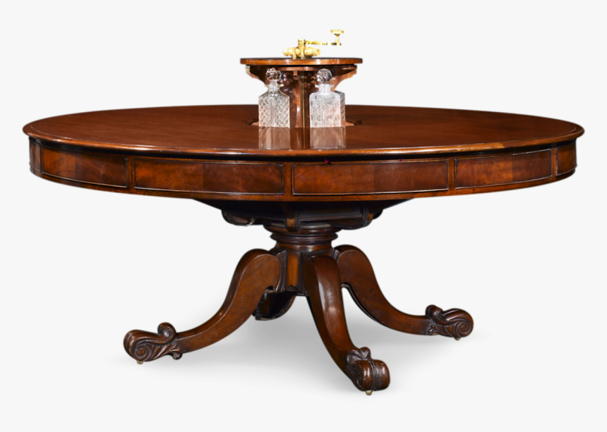 Irish Mahogany Dining And Games Table - Antique Table Transparent Png, Png Download, Free Download