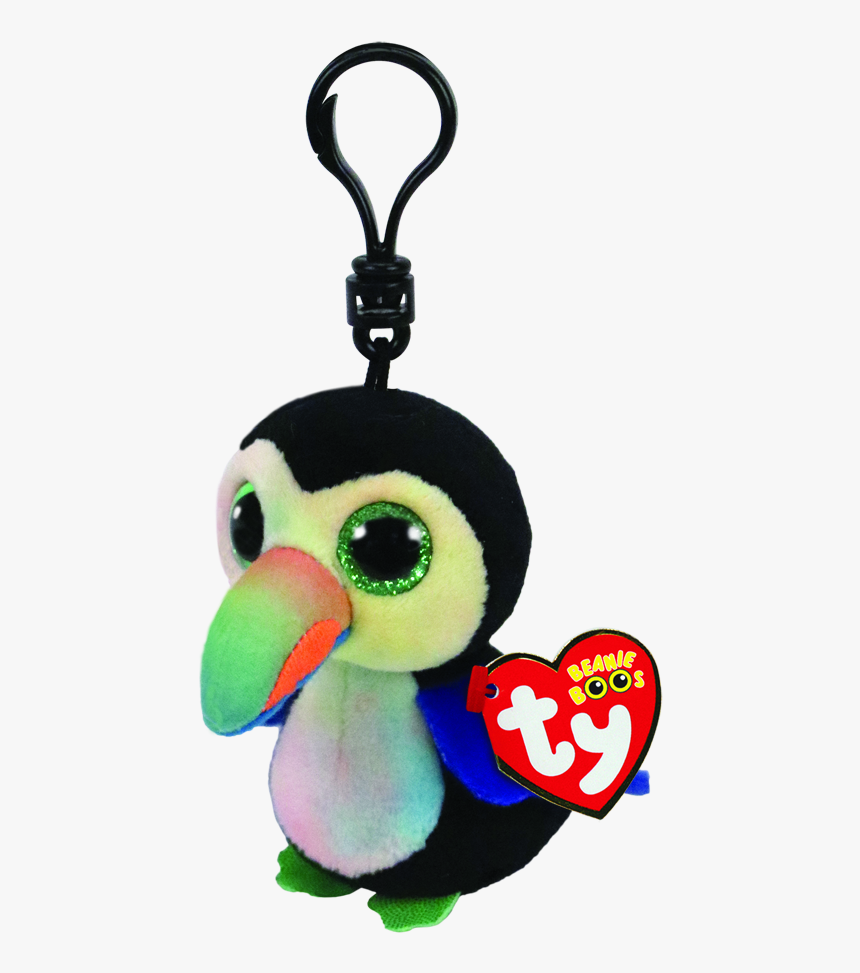 Ty Beanie Boo Beaks Toucan Clipart , Png Download - Beanie Boo Owl Keychain, Transparent Png, Free Download