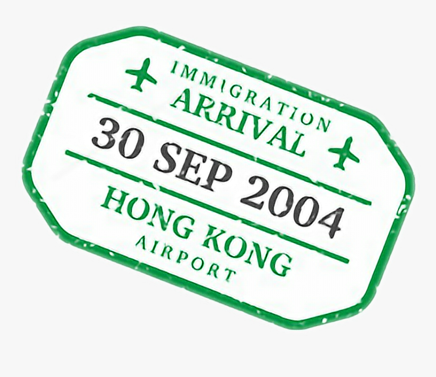 Transparent Travel Stamp Png - Hong Kong Visa Stamp Png, Png Download, Free Download