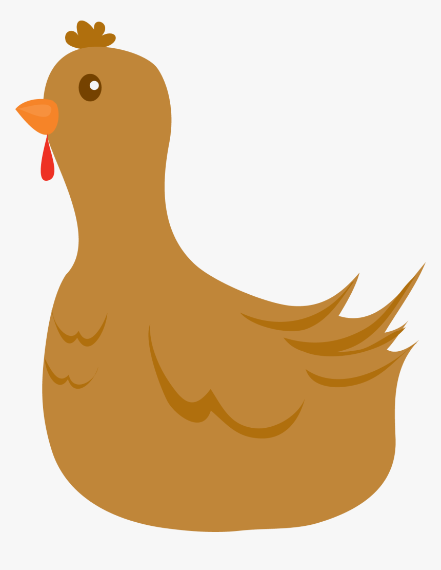 Ducks Clipart Short Animal - Chicken, HD Png Download, Free Download