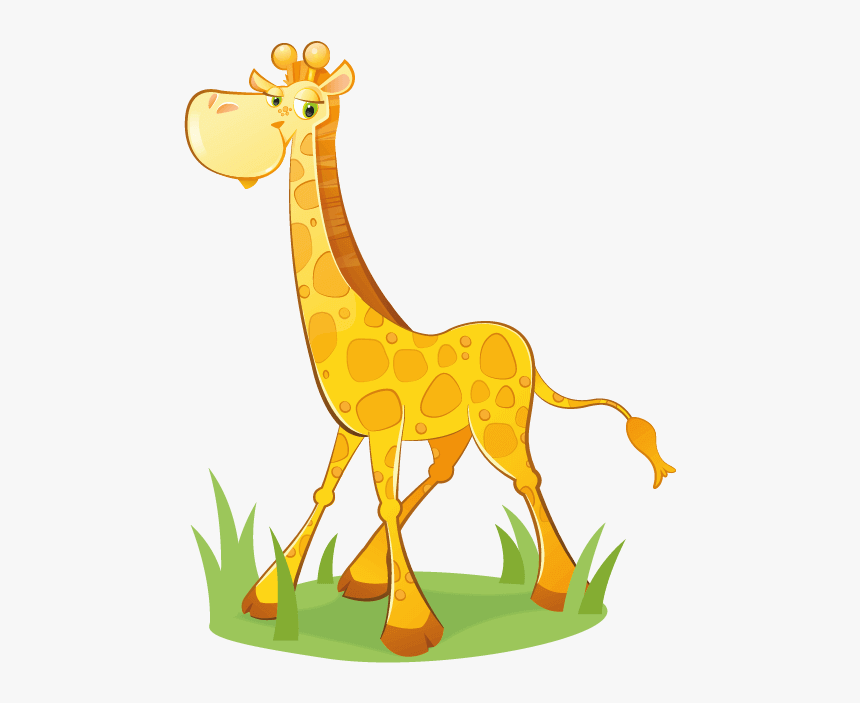 Safari Wall Decals For Kids Room - Giraffe Picture For Kids, HD Png Download, Free Download