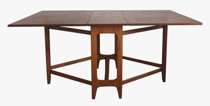 Bruno Mathsson Style Teak Gate Leg Dining Table Chairish - Outdoor Table, HD Png Download, Free Download