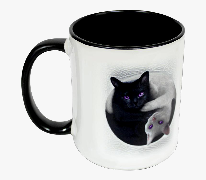 Yin Yang Cats Ceramic Mug - Mug, HD Png Download, Free Download