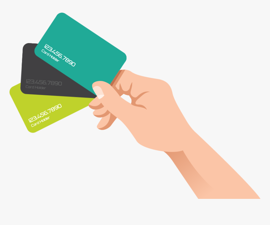 Transparent Hand Of Cards Png - Credit Card, Png Download, Free Download