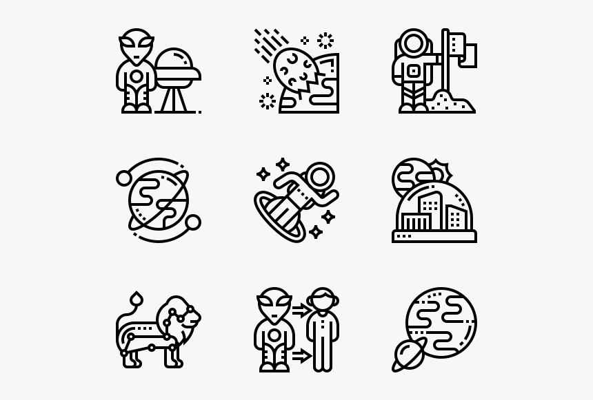 Astronautics - Transparent Marketing Icons Png, Png Download, Free Download