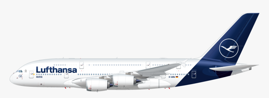 Airbus A380 Lufthansa, HD Png Download, Free Download