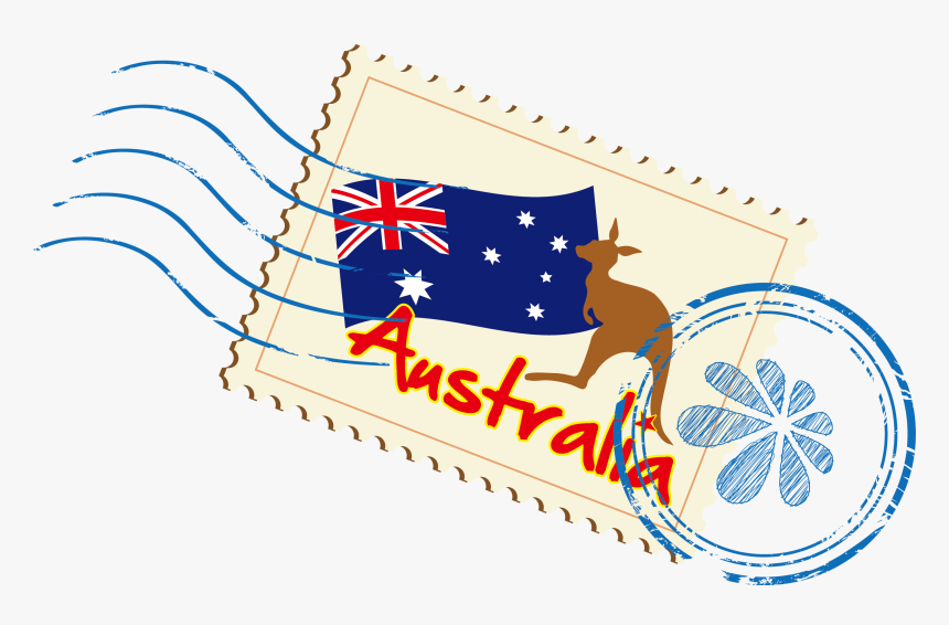 Vector Euclidean Stamps Australia Icon Free Png Hq - Postage Stamp Australia Png, Transparent Png, Free Download