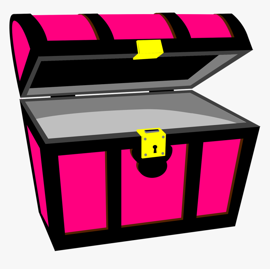 Pink Clipart Treasure Box, HD Png Download, Free Download