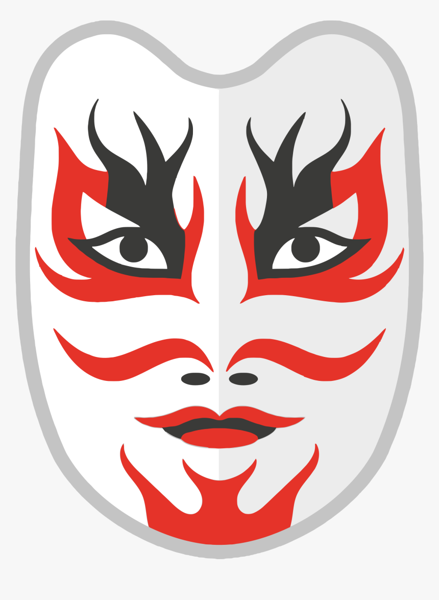Japanese Mask Clip Arts - Japanese Mask Clipart, HD Png Download, Free Download