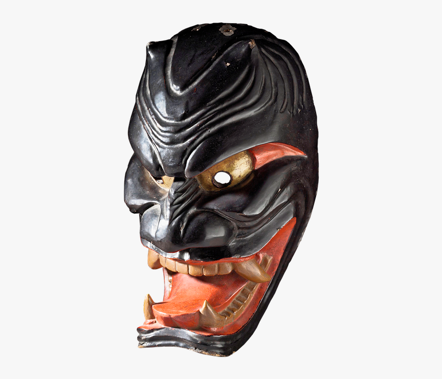 Demon Mask, Mask, Japanese, Demon, Japan, Antique - Japan Oni, HD Png Download, Free Download