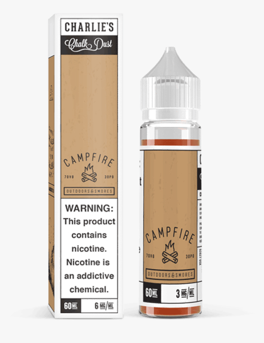 Charlies Chalk Dust Campfire Smores 60ml - Campfire Charlie's Chalk Dust, HD Png Download, Free Download