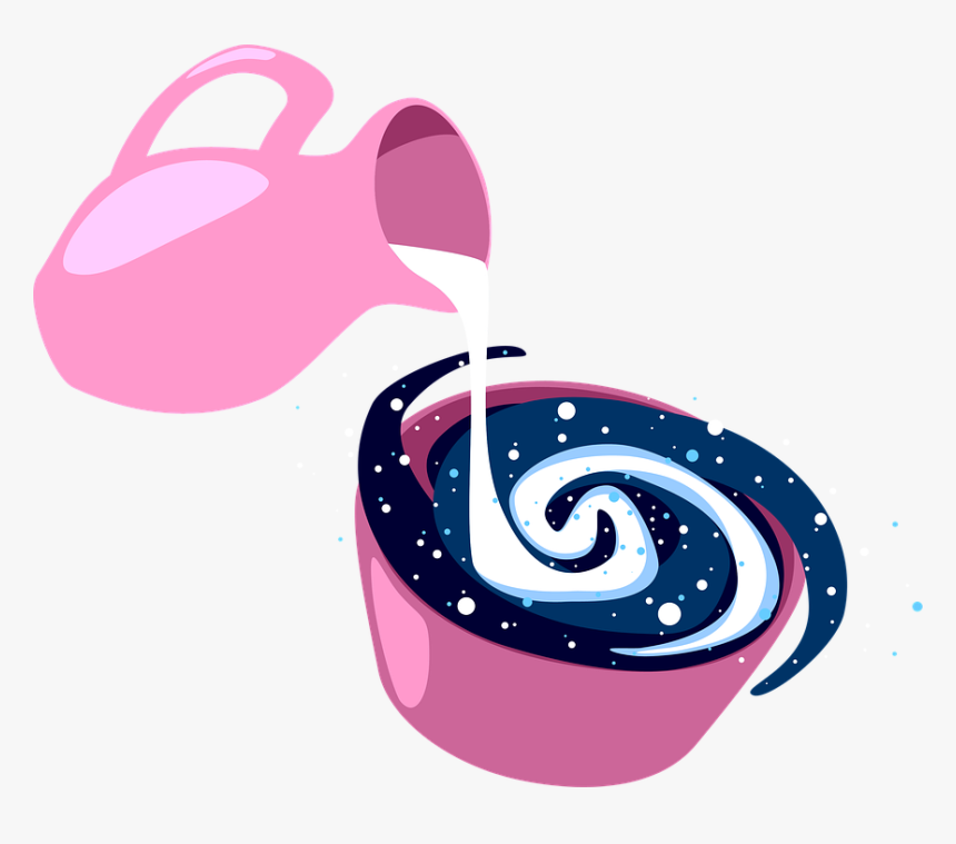 Galaxy, Spiral, The Milky Way, Cosmos, Milk - Illustration, HD Png Download, Free Download