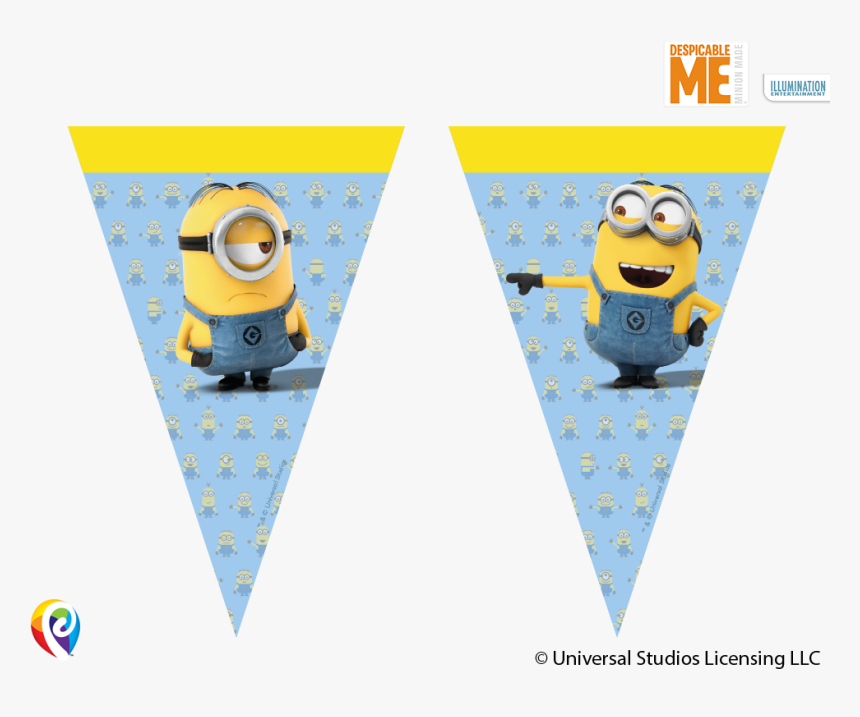 Despicable Me Bunting Banner - Minions Party Flag Banner, HD Png Download, Free Download