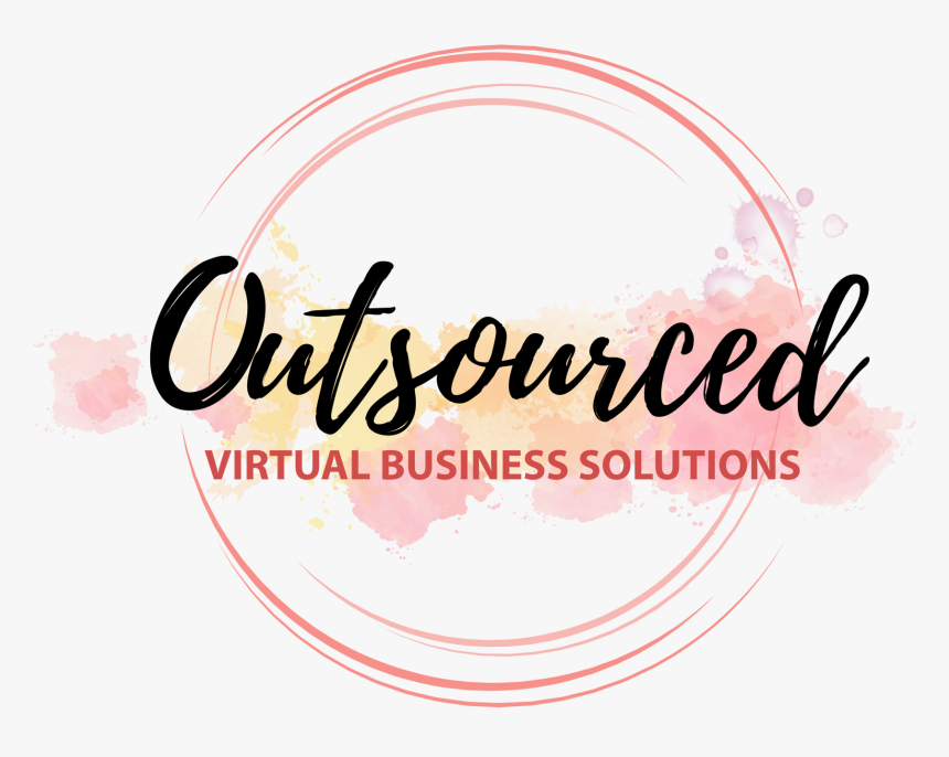 Http - //outsourcedvirtually - Com - Au/wp Png Outsourced - Calligraphy, Transparent Png, Free Download
