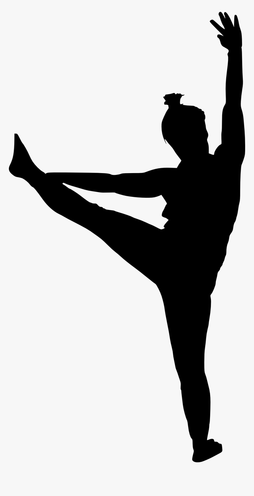 Transparent Zumba Silhouette Png - Dance Fitness Silhouette Png, Png Download, Free Download