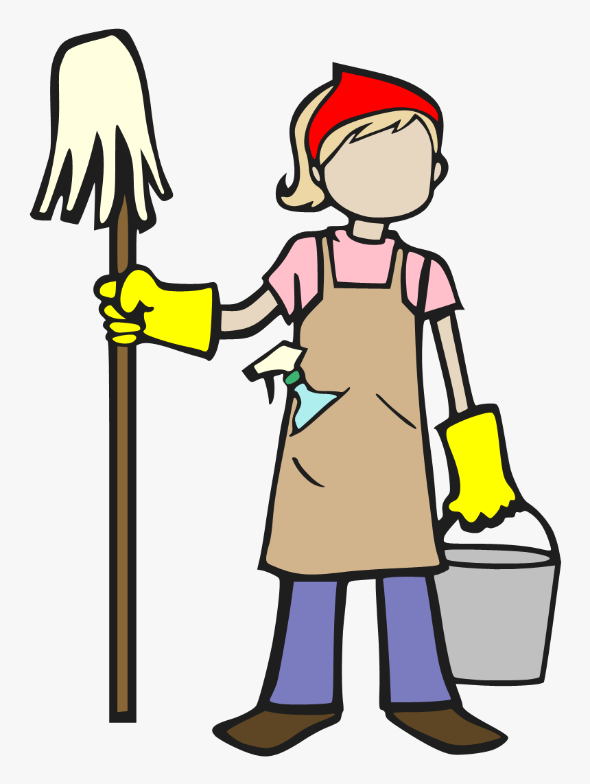 Clip Art Cleaning Cartoon - Swachh Bharat Clipart Png, Transparent Png, Free Download