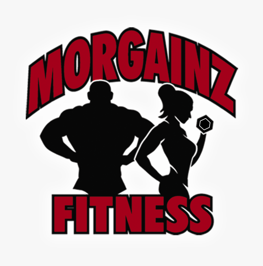 Morgainz Fitness Logo With Glow No Background Color - Poster, HD Png Download, Free Download