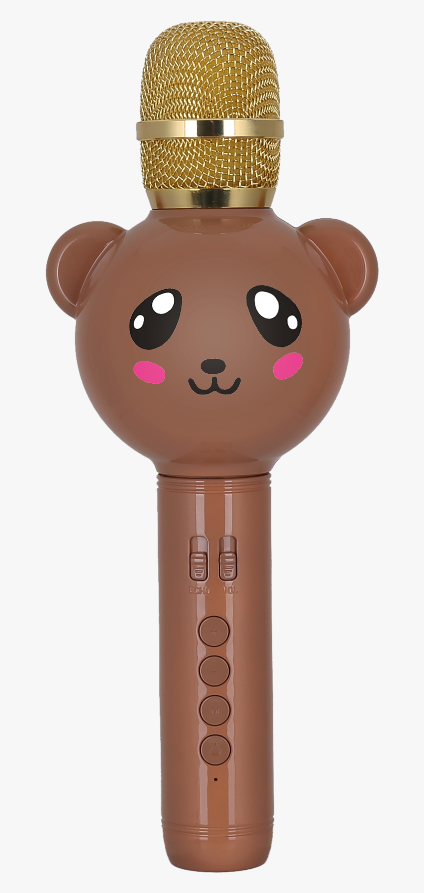 E102 Cute Bear Cartoon Handheld Wireless Karaoke Microphone - Microfonos De Niñas, HD Png Download, Free Download