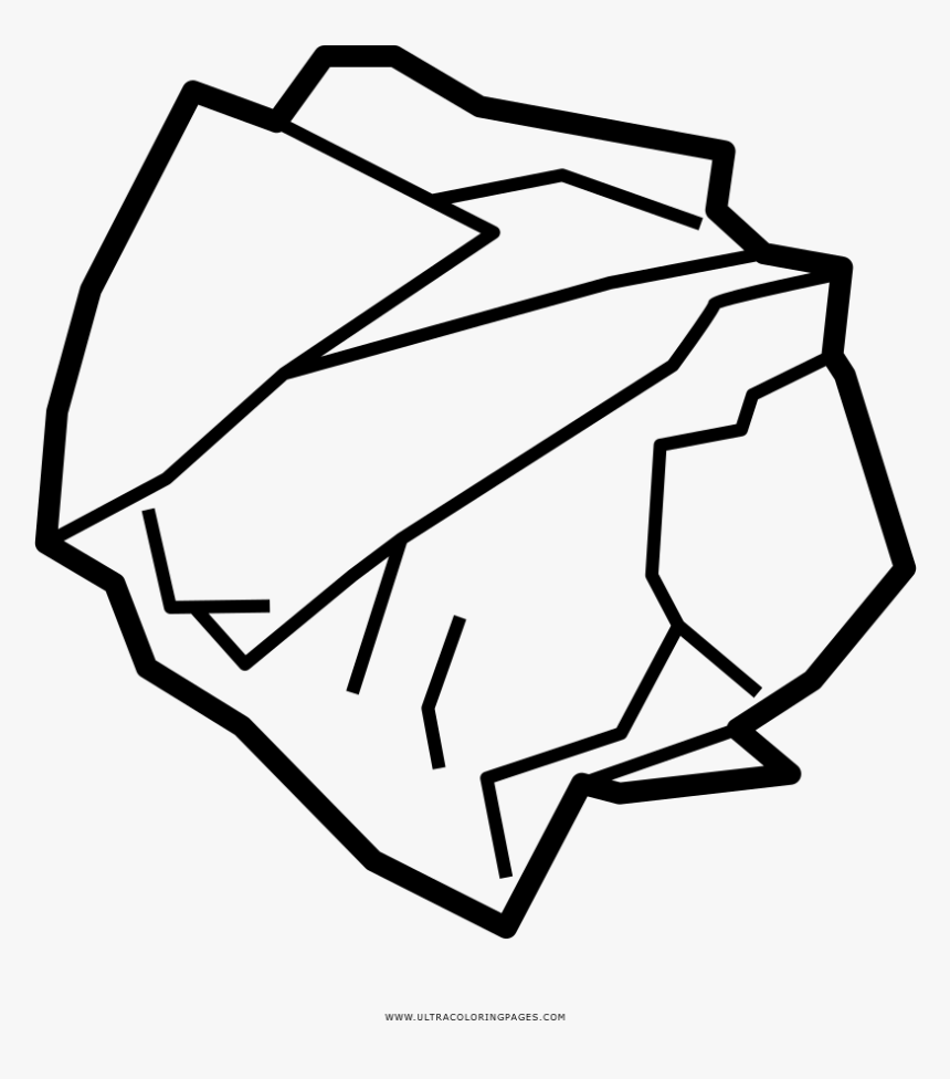 Cómo Desarrugar Una Hoja De Papel - Papel Amassado Desenho, HD Png Download, Free Download