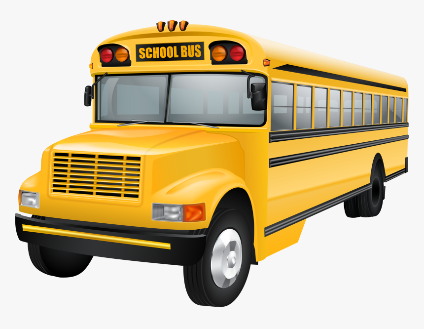 School Bus Traffic Stop - School Bus Png, Transparent Png, Free Download