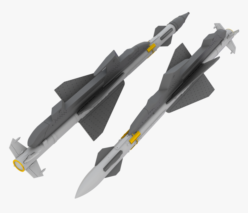 48 R 23r Missiles For Mig 23 Eduard - Lockheed Yf-12, HD Png Download, Free Download