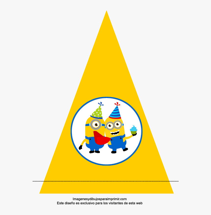 Minions De Cumpleaños - Triangle, HD Png Download, Free Download