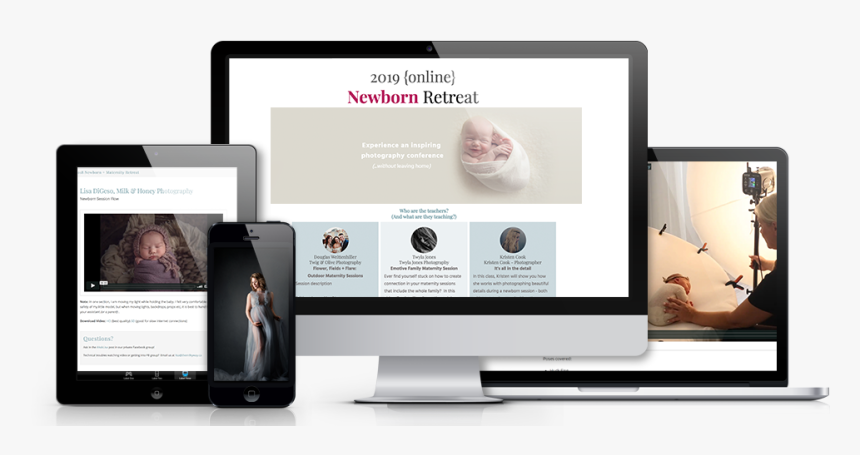 Newborn Retreat - Custom Website Design Services, HD Png Download - kindpng