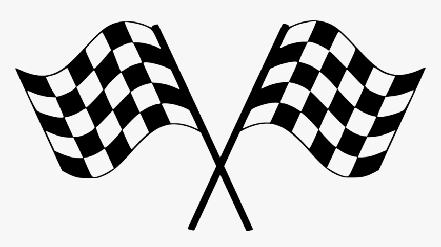 Trippy Vector Checkered - Checkered Flag, HD Png Download, Free Download