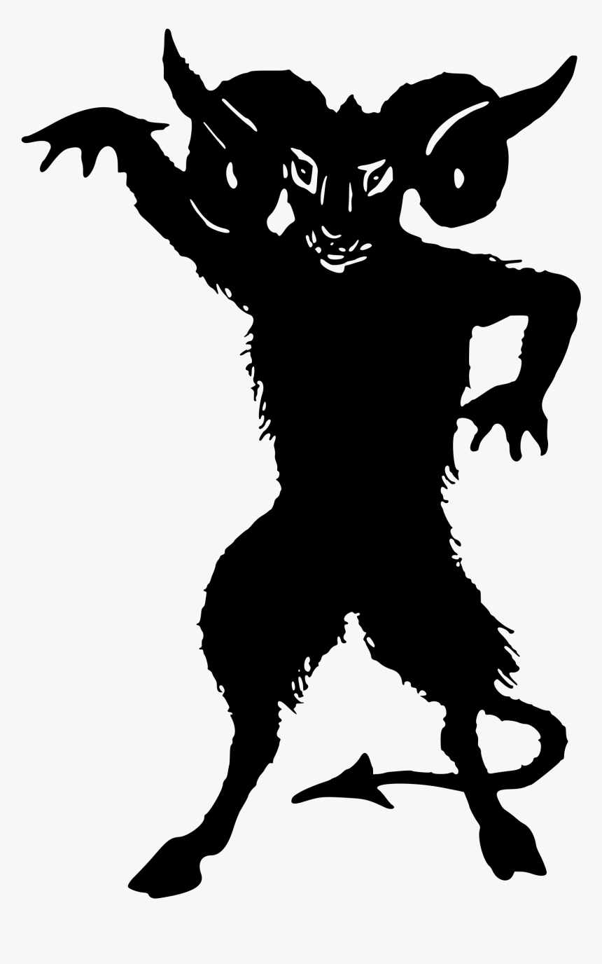 Lucifer Devil Demon Silhouette Clip Art - Demon Silhouette, HD Png Download, Free Download