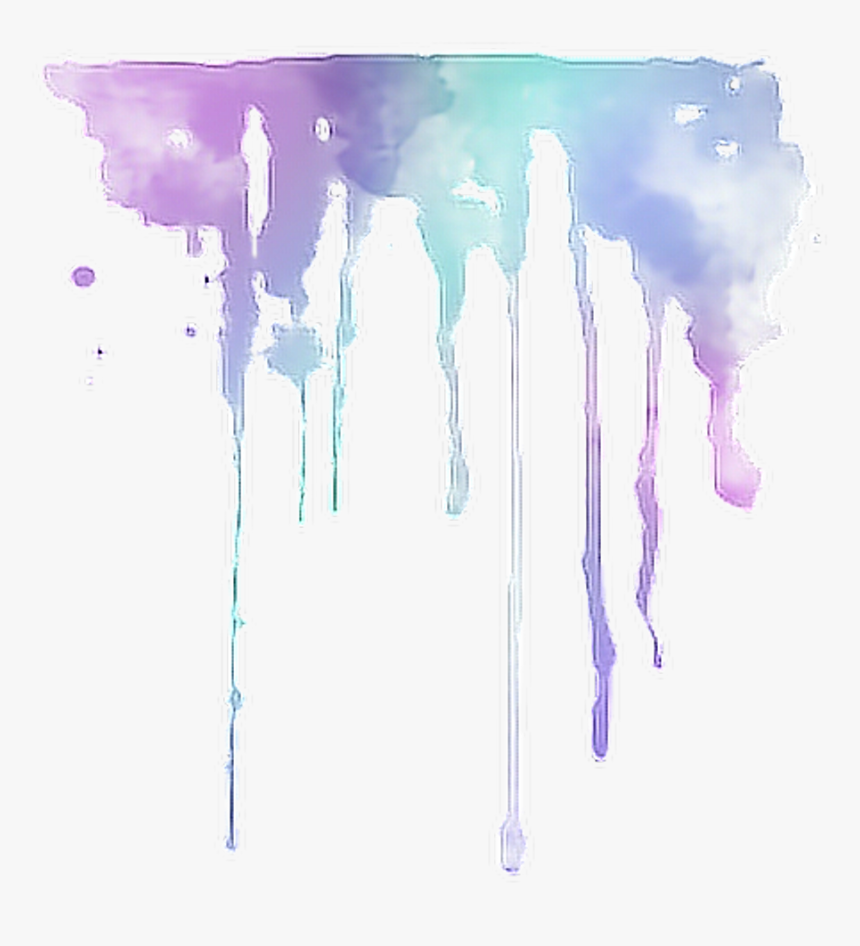 Watercolor Drip Png - Transparent Overlay For Edit, Png Download, Free Download