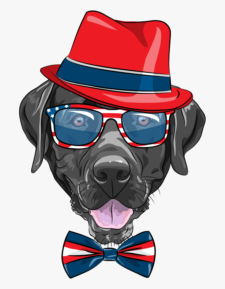 King Labrador Golden Charles Spaniel Cavalier Retriever - Cartoon Black Labrador Funny, HD Png Download, Free Download