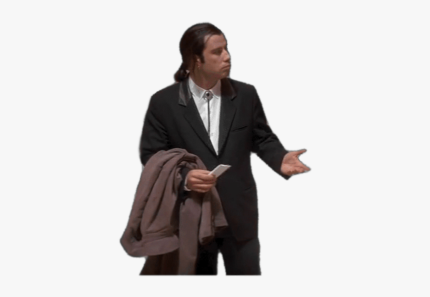 Confused Travolta Pulp Fiction Side - John Travolta Pulp Fiction Confused, HD Png Download, Free Download