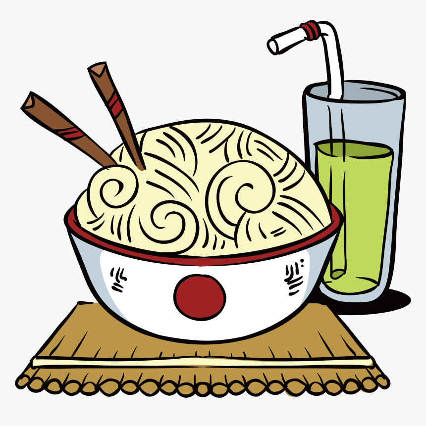 Ramen Japanese Cuisine Fast Food Japanese Noodles - Food Japanese Cartoon, HD Png Download, Free Download